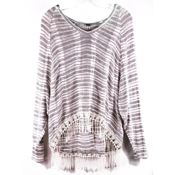 POOF Boho Lightweight Summer Cover Pullover - Picture 1 of 8